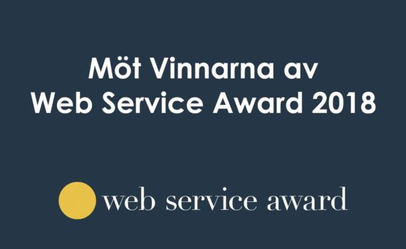 Se Möt vinnarna av Web Service Award live