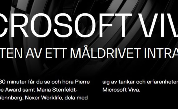 Nexer webbinar 17 juni - Microsoft VIVA och vikten av ett måldrivet intranät