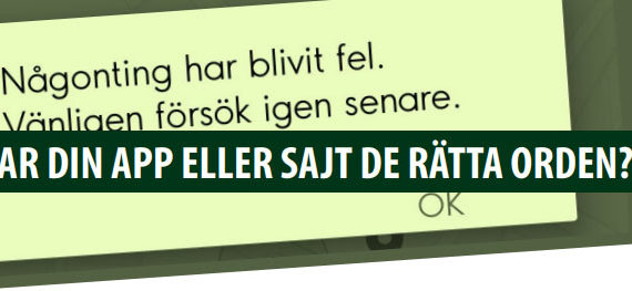 Död åt Lorem Ipsum! Grundkurs för ux-writers 28 april