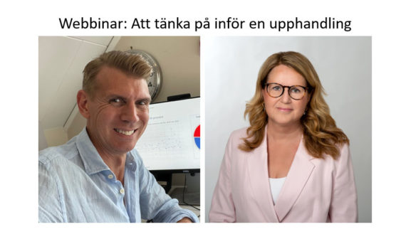 9 september webbinar: Att tänka på inför en upphandling
