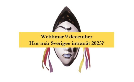 Webbinar 9 december: Hur mår Sveriges intranät 2025