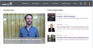 Case: Sweco intranät