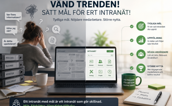Vänd trenden! Sätt mål för ert intranät!