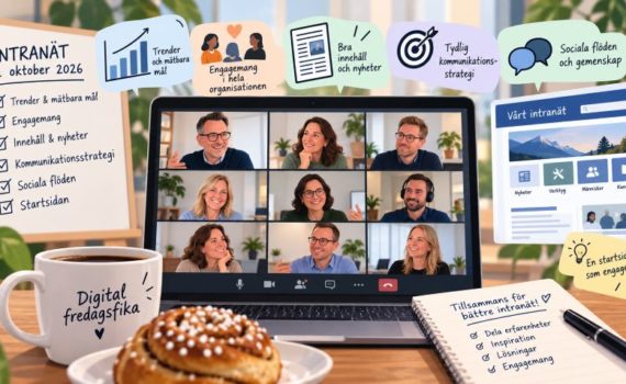 AI sammanfattning: Fredagsfika om intranät 2 oktober 2026